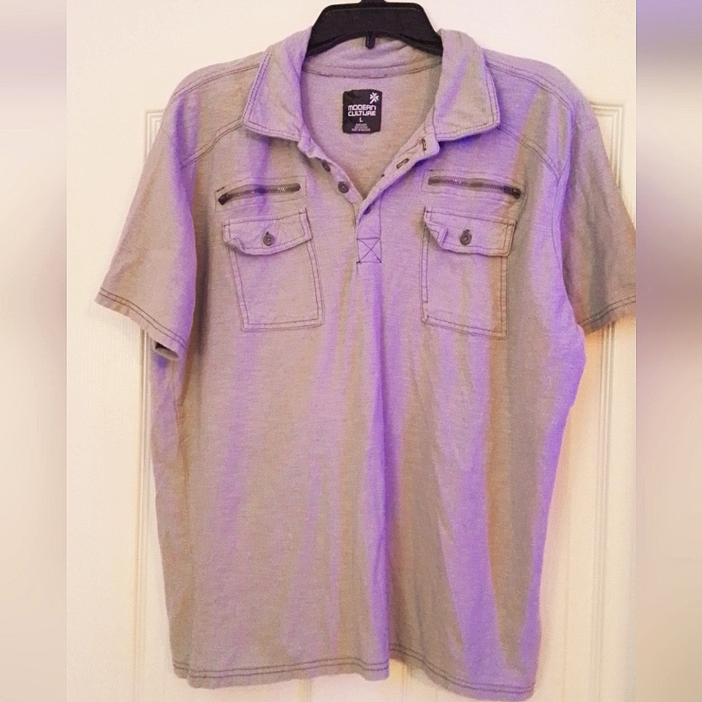 Modern Culture Men's Large Polo Style Shirt!
